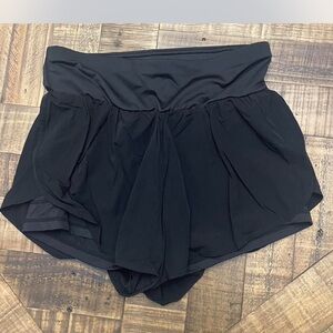 Women's Black Athletic Shorts
